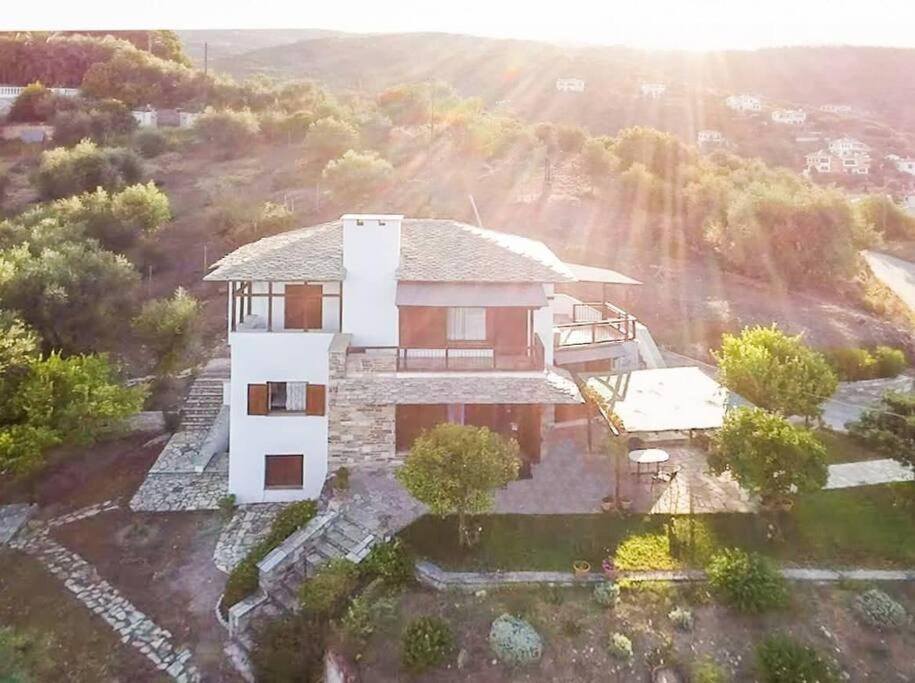Seaside House With View Over Pagasitikos 아피소스 외부 사진