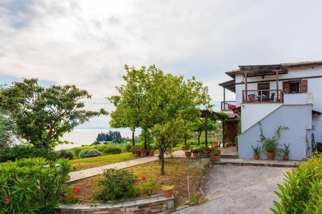 Seaside House With View Over Pagasitikos 아피소스 외부 사진